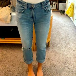 Current Elliot cropped jeans
